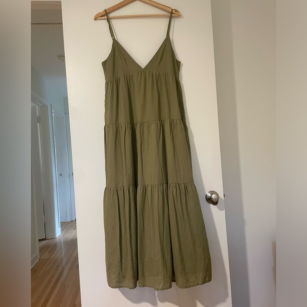 NWT Rhythm Classic Tiered Midi Dress